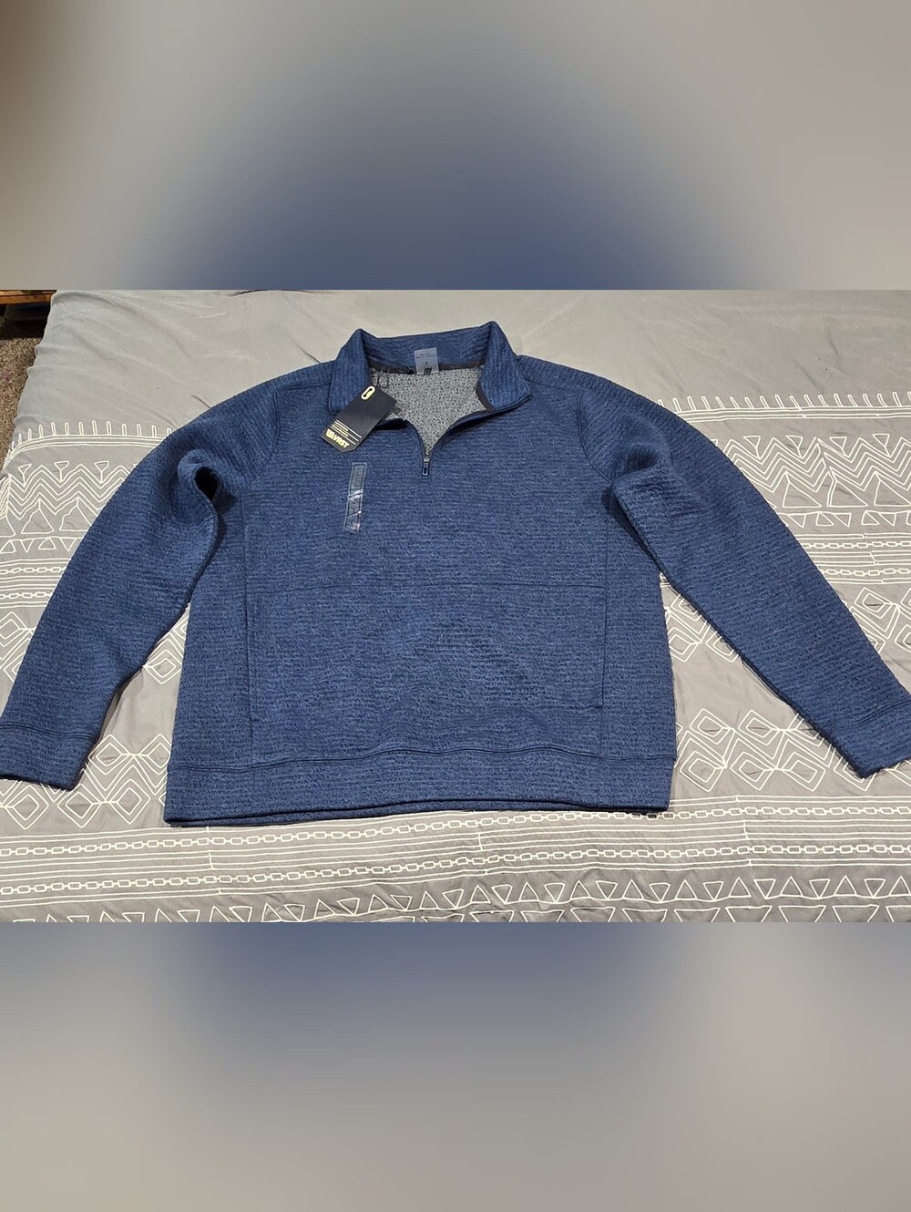 VRST Men's Recharge Lunar Fleece Quarter Zip Size Large